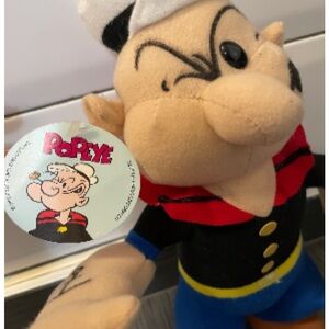 Popeye Vintage 13” Plush Doll Play by Play 1992 Stuffed Doll Toy The Sailor Man